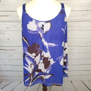 LANE BRYANT Double Layer Chiffon Tank Top 22